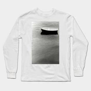 Moored boat - Beaumaris, North Wales, UK Long Sleeve T-Shirt